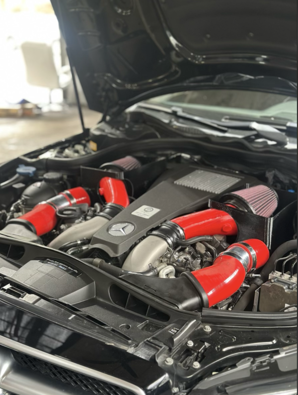 tunedmercedes complete air intake kit with air inlets for cls63 cls550 e63 and e550